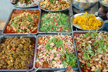 Food vender in Thailand.