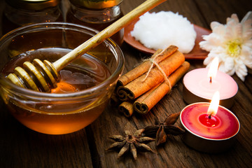 Honey and spa treatment