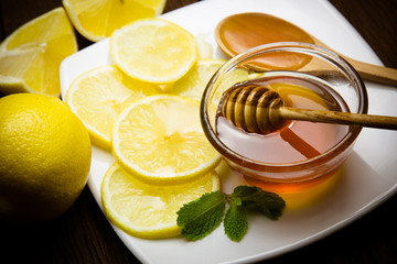 Honey and lemon