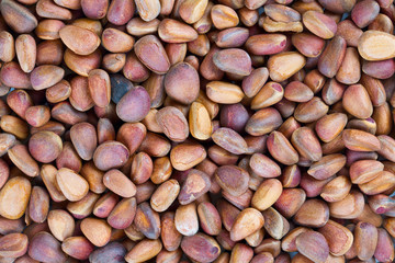 pine nuts background