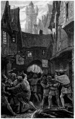 Medieval Riot - Emeute - 15th century