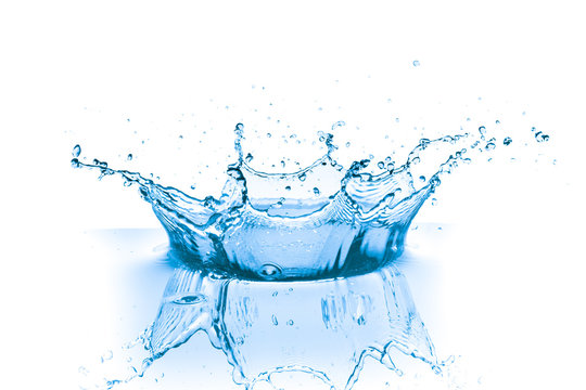 crown shaped water splash 