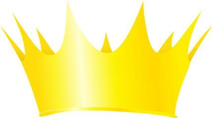 Royal crown vector illustration isolated on white background