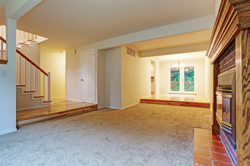 House interior. Empty living room