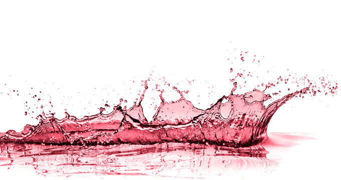 red wine splashing as celebration abstract