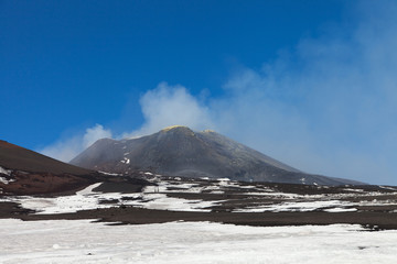 Mount Etna surroundinngs, Sicily.