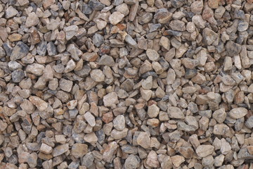 Texture of pebbles for construction