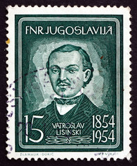 Postage stamp Yugoslavia 1954 Vatroslav Lisinski, Composer