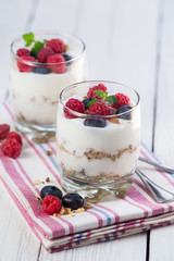 Blueberry yogurt