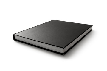 Black book isolated on white #1
