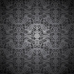 silver seamless pattern
