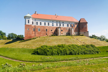 Fototapeta na wymiar Castle in Sandomierz, Poland