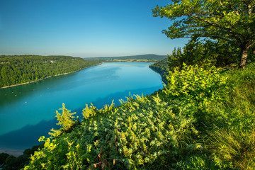 Fototapeta na wymiar Lac de Chalain JURA
