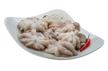 Raw octopus