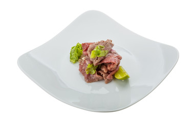 Beef carpaccio