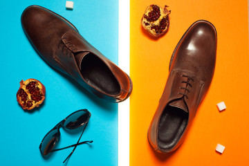 Stylish and arty hipster fashion concept in avant-garde style
