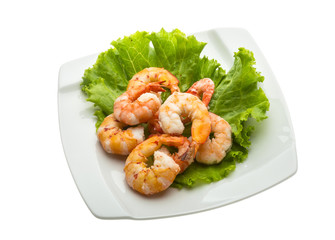 Unshelled king prawn