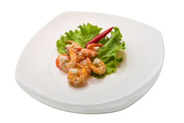 Unshelled king prawn