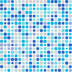 Marine square tile background, vector illustration