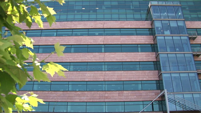 Office building establishing shot