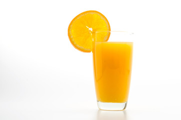 Orange juice glass
