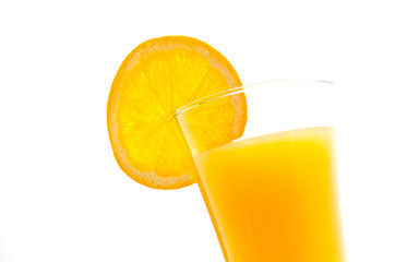 Orange juice glass