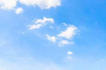 Cloud on blue sky