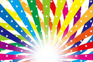#Background #wallpaper #Vector #Illustration #design #free #free_size #charge_free #colorful #color rainbow,show business,entertainment,party 背景素材壁紙（レインボー, 虹, 虹色, 七色, 放射状, 渦）