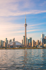 CN Tower and Toronto city view