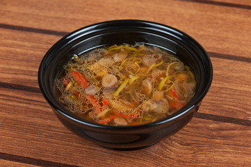 Fresh vegetable soup