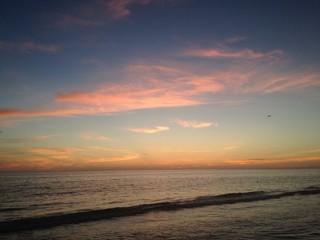 Fototapeta na wymiar ocean and sky after sunset