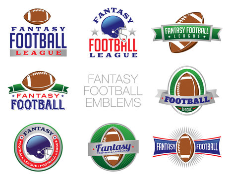 Fantasy Football Emblem Illustrations