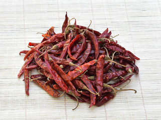 Fototapeta premium Dried red chilli pepper