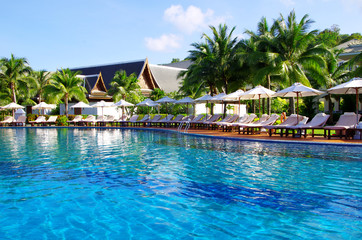 Fototapeta na wymiar pool in Thailand