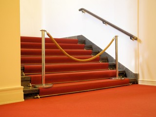 Treppe gesperrt