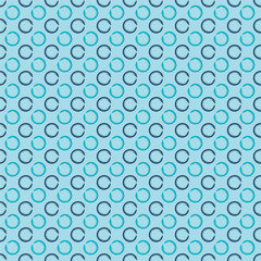 Abstract seamless background with grunge circles. Flat design.