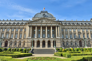 Fototapeta premium The Royal Palace in historical center of Brussels