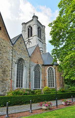 Fototapeta na wymiar Saint Gery church in Braine-le-Compte, province Hainaut
