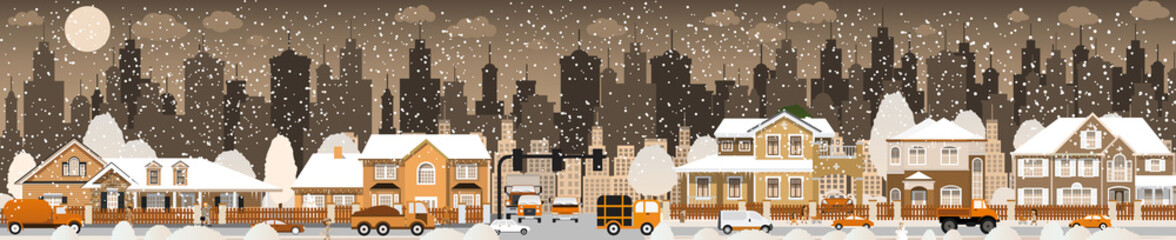 City life (Winter)