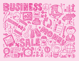 doodle business background