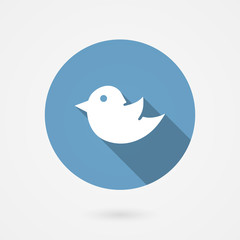 Twitter bird social media icon