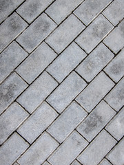 background texture of paving large gray tiles