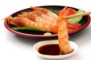 赤海老　刺身　アルゼンチン赤海老