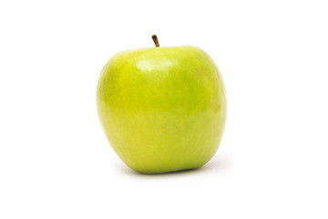 Green apple, isolated on white background