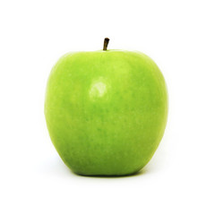 Green apple, isolated on white background