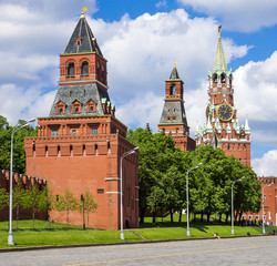 Fototapeta na wymiar tower of Moscow Kremlin, Russia