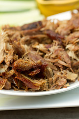 Crispy Chinese aromatic duck al fresco