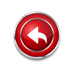 Reset Replay Circular Vector Red Web Icon Button