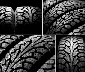 Naklejka premium Tyre