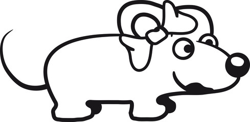 Süße kleine Maus Frau Mädchen Girl